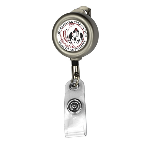 "Marion Matte" Retractable Badge Reel and Badge Holder